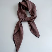 Yoli | Silk tie scarf - White/Beige 25SS | written