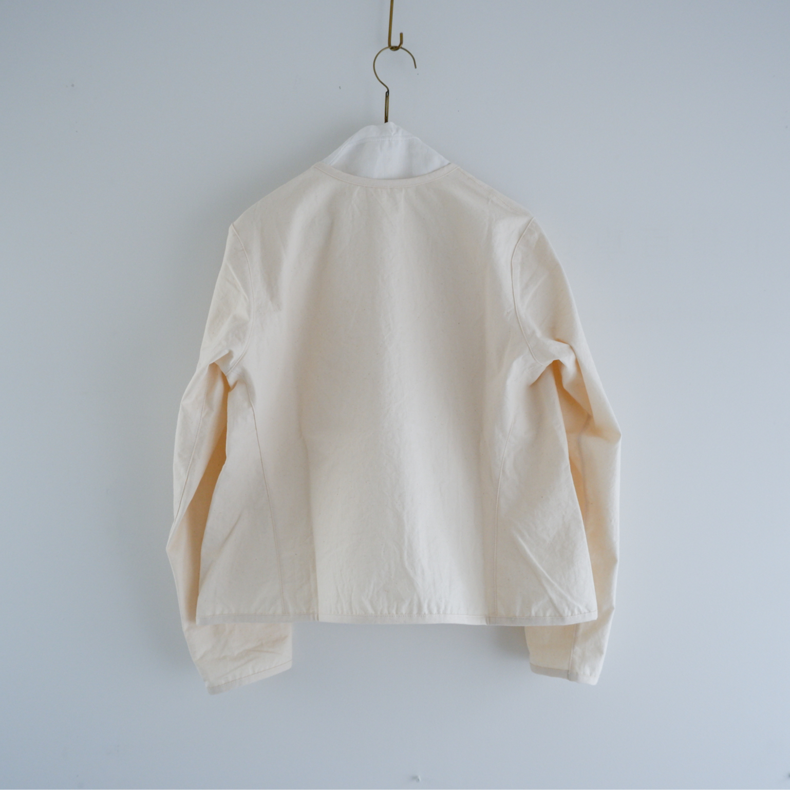 yoli（ヨリ） Cotton simple jacket ジャケット Yoli | Cotton simple jacket - O.white 24AW | wr