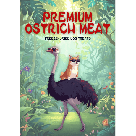 無投薬飼育ダチョウ　フリーズドライ 20g