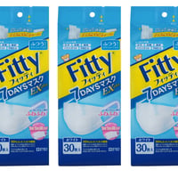 ３個セット　FITTY フィッティ７DAYSマスクEXプラス ふつうサイズ ホワイト 30枚入  のコピー