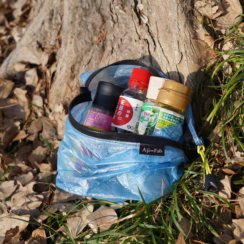 フードポーチ 容量2L DCF0.51ozブルー | Ajito Fabrics