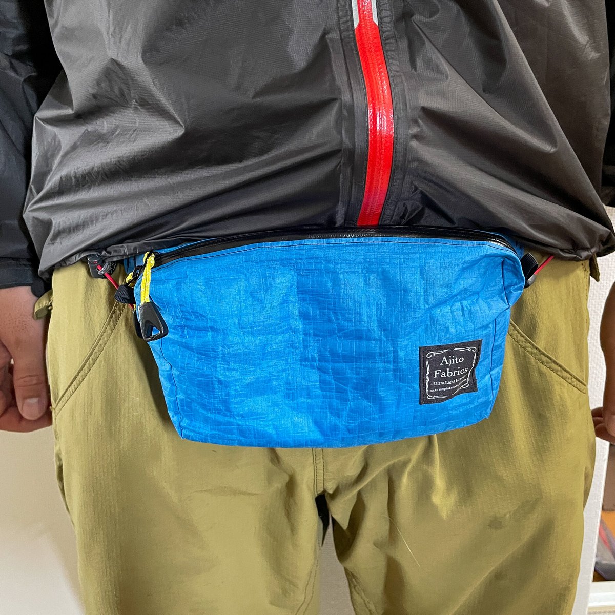 UL waist porch DCFハイブリッド2.92ozブラック | Ajito Fabrics