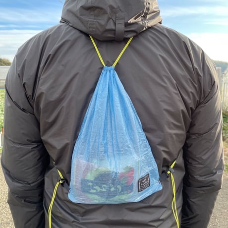 ポケットULナップサック 容量4.5L DCF0.51ozブルー