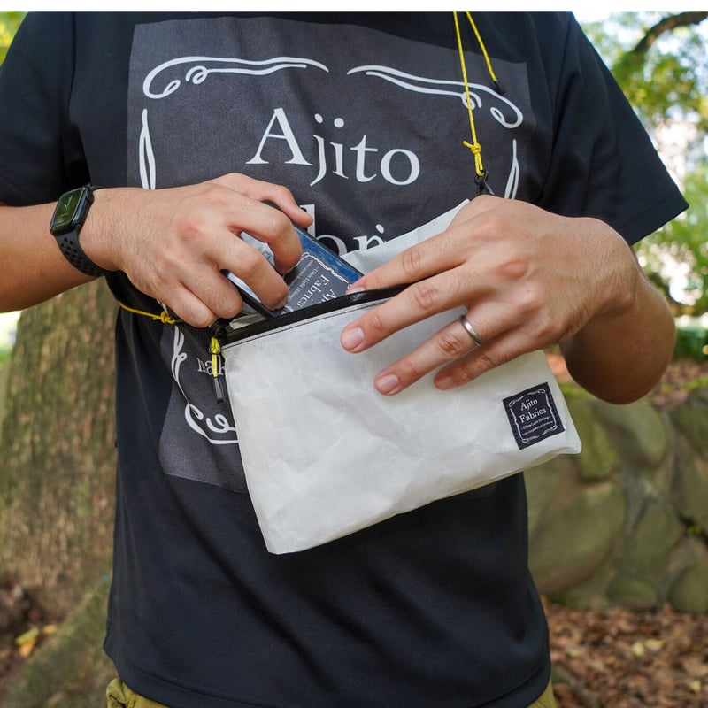 UL sacoche DCFハイブリッド2.92oz ホワイト | Ajito Fabrics UL sacoche DCFハイブリッド2.92oz ホワイト | Ajito Fabrics