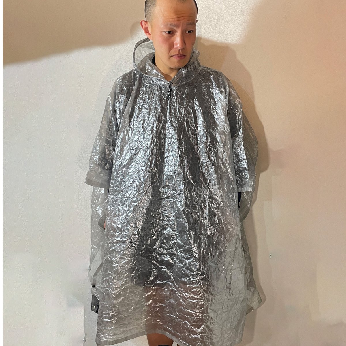 ポンチョタープ DCF0.8oz ブラック | Ajito Fabrics