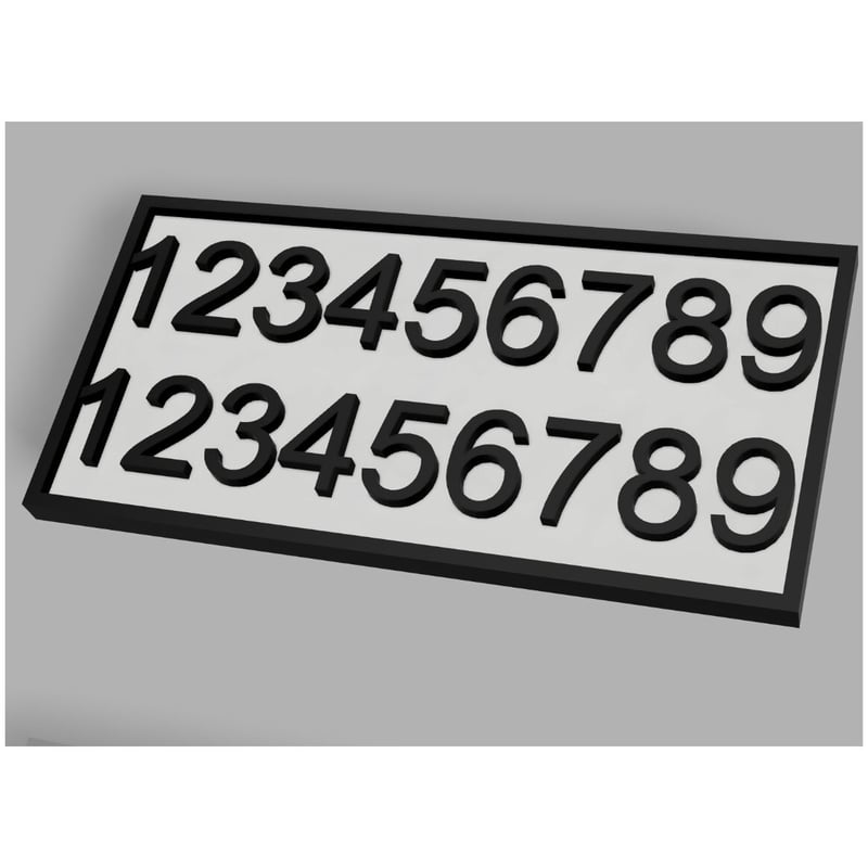 Mr.クライナーマン専用プレート オーダー文字 | Ajito Fabrics