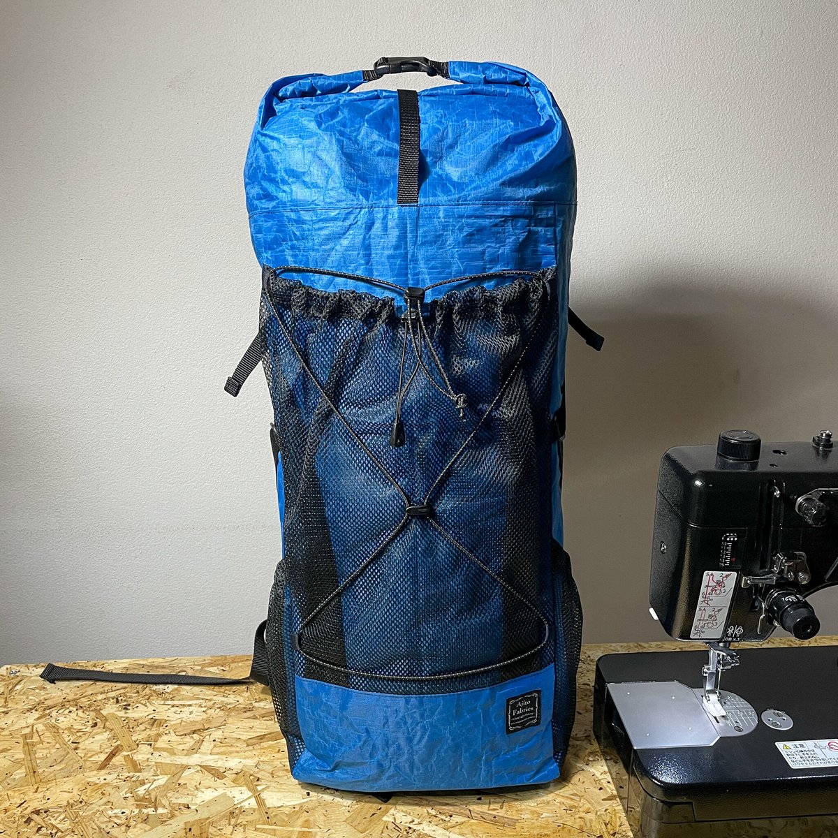 200g MYOG ULバックパック DCFハイブリッド 筒形10L（ULバックパック 