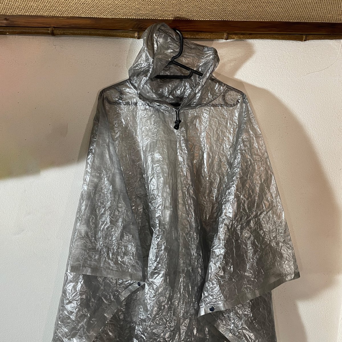 ポンチョタープ DCF0.8oz ブラック | Ajito Fabrics