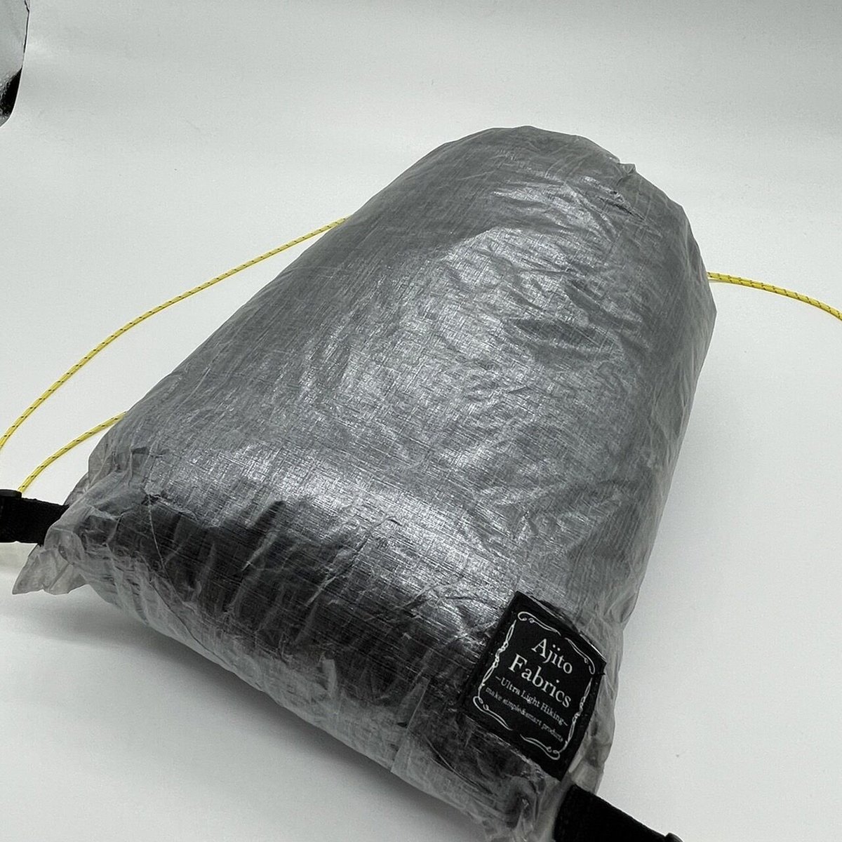 ポケットULナップサック 容量4.5L DCF0.8ozブラック | Ajito Fabrics