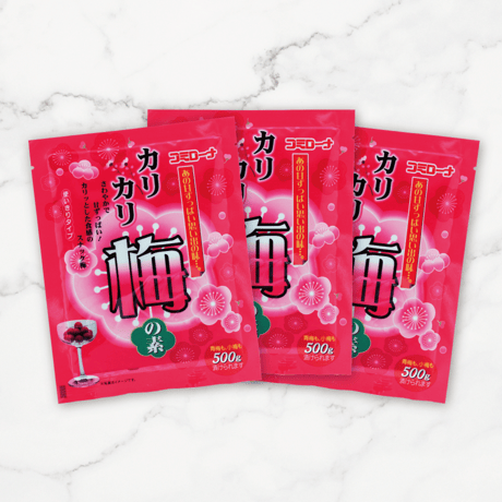 カリカリ梅の素（梅500g用）× 3袋