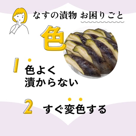 あっさりなす漬の素 徳用100g×3個