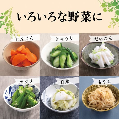 【単品】ベジレンド あっさり漬けの素 420g (野菜1kg×14袋)