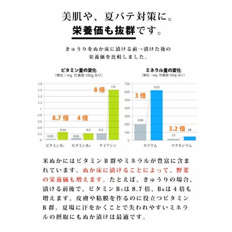 冷蔵庫で育てる熟成ぬか床 700ｇ 送料別