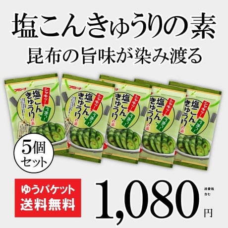 塩こんきゅうりの素 39g×5個
