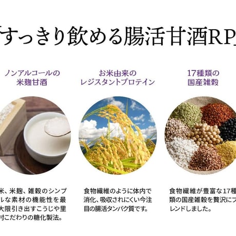 すっきり飲める 腸活 甘酒 RP（125ml×36本）