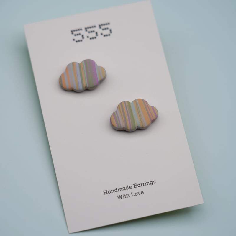耳針/ピアス/pierced earrings_FD | 555 Handmade Note