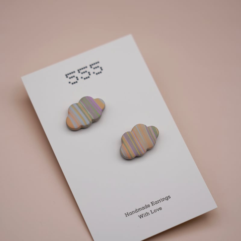 耳針/ピアス/pierced earrings_FD | 555 Handmade Note