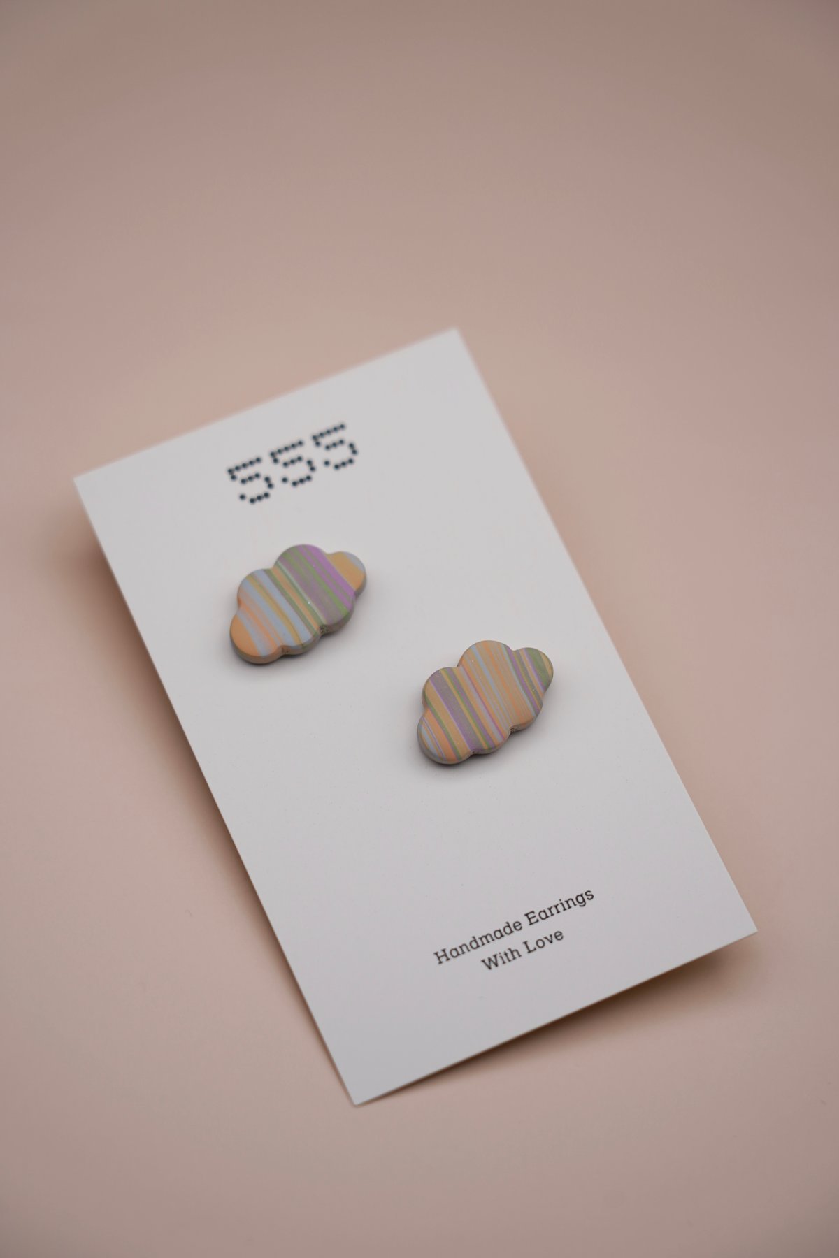 耳針/ピアス/pierced earrings_FD | 555 Handmade Note