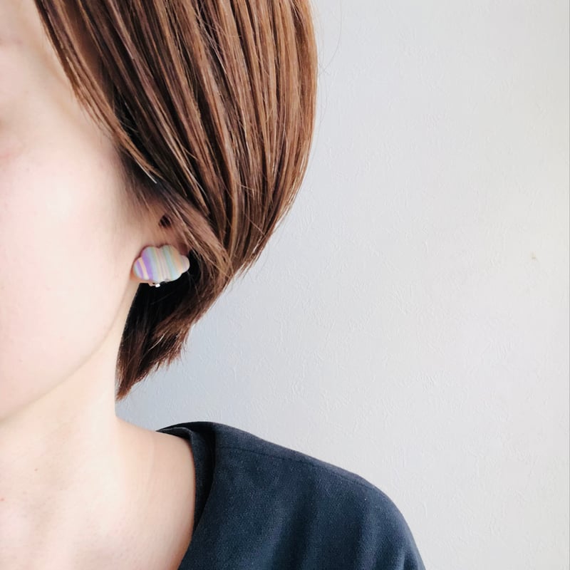 耳針/ピアス/pierced earrings_FD | 555 Handmade Note