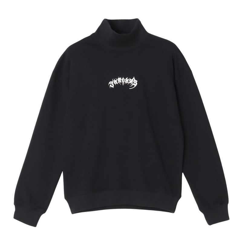 Black High neck Long sleeve (central LOGO) | 𝖏𝖆 Black High neck Long sleeve (central LOGO) | 𝖏𝖆