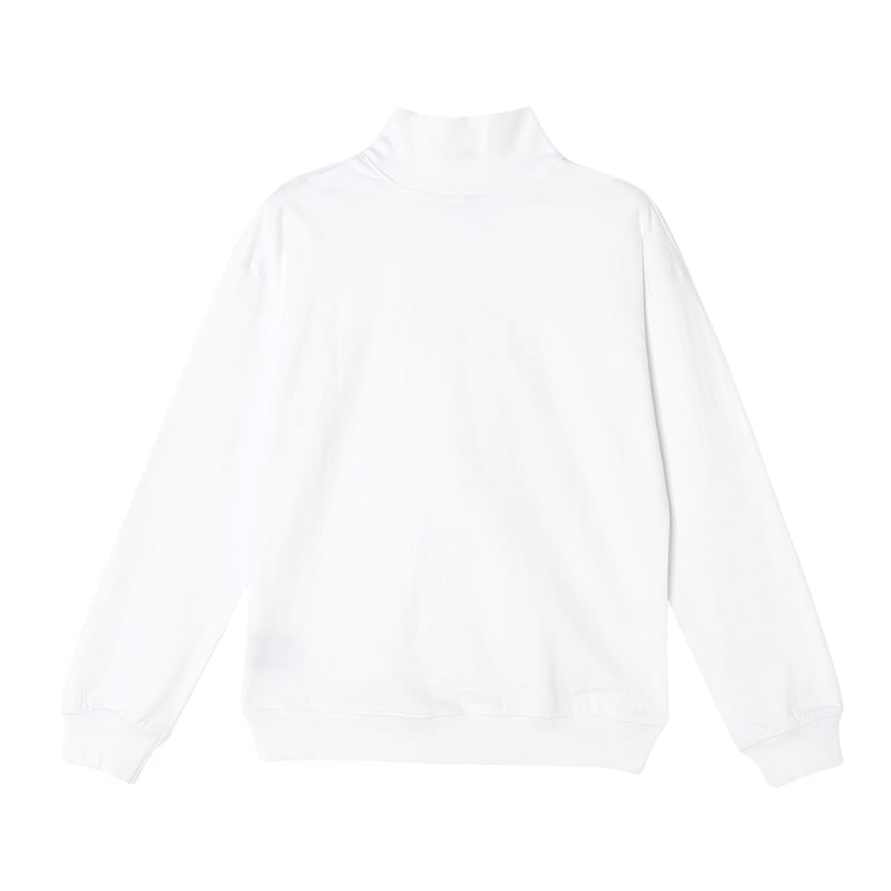 White High neck Long sleeve (central LOGO) | 𝖏𝖆 White High neck Long sleeve (central LOGO) | 𝖏𝖆