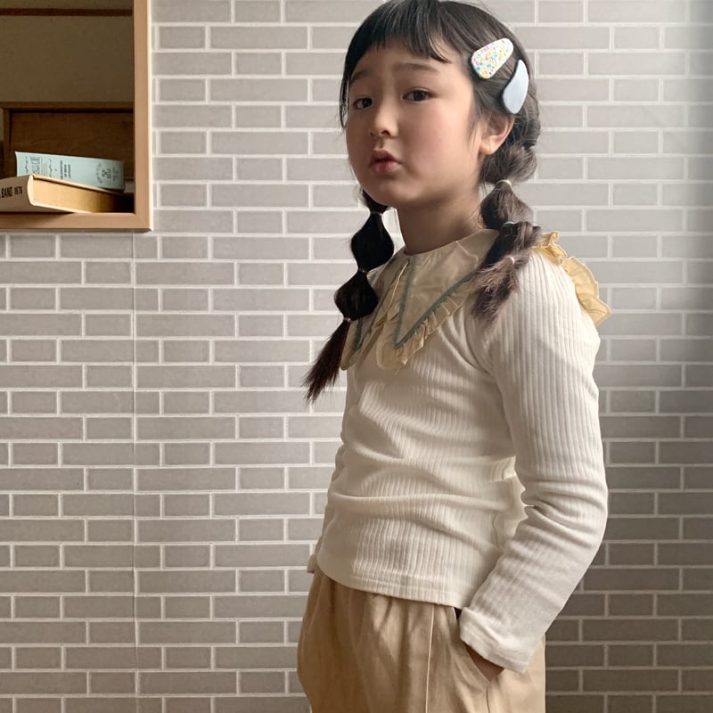 big frilled collar top | chill & lily