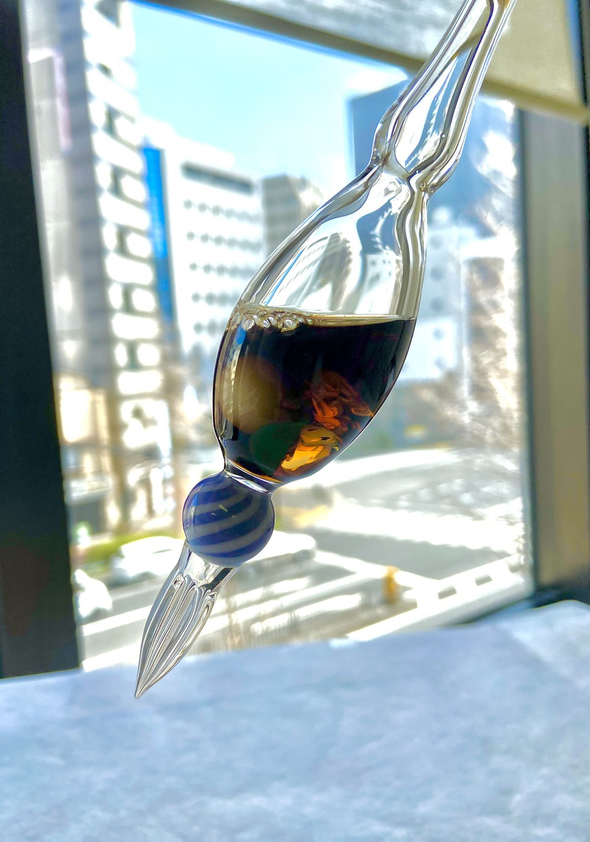 TOMAI Fine Lampwork ガラスペン 昭和レトロシリーズ コーヒー TOMAI Fine Lampwork ガラスペン 昭和レトロシリーズ コーヒー