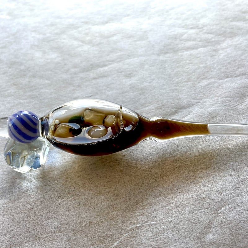 9525◆TOMAIトマイ◆手作りガラスペン◆定価17,270円◆万年筆◆新品 日本一ダンディーなウイスキー風ガラスペン - 文房具愛好家fumi