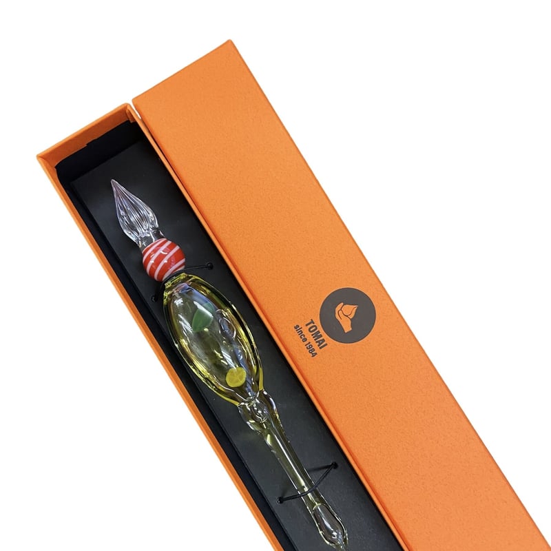 TOMAI Fine Lampwork ガラスペン 昭和レトロシリーズ レモネード