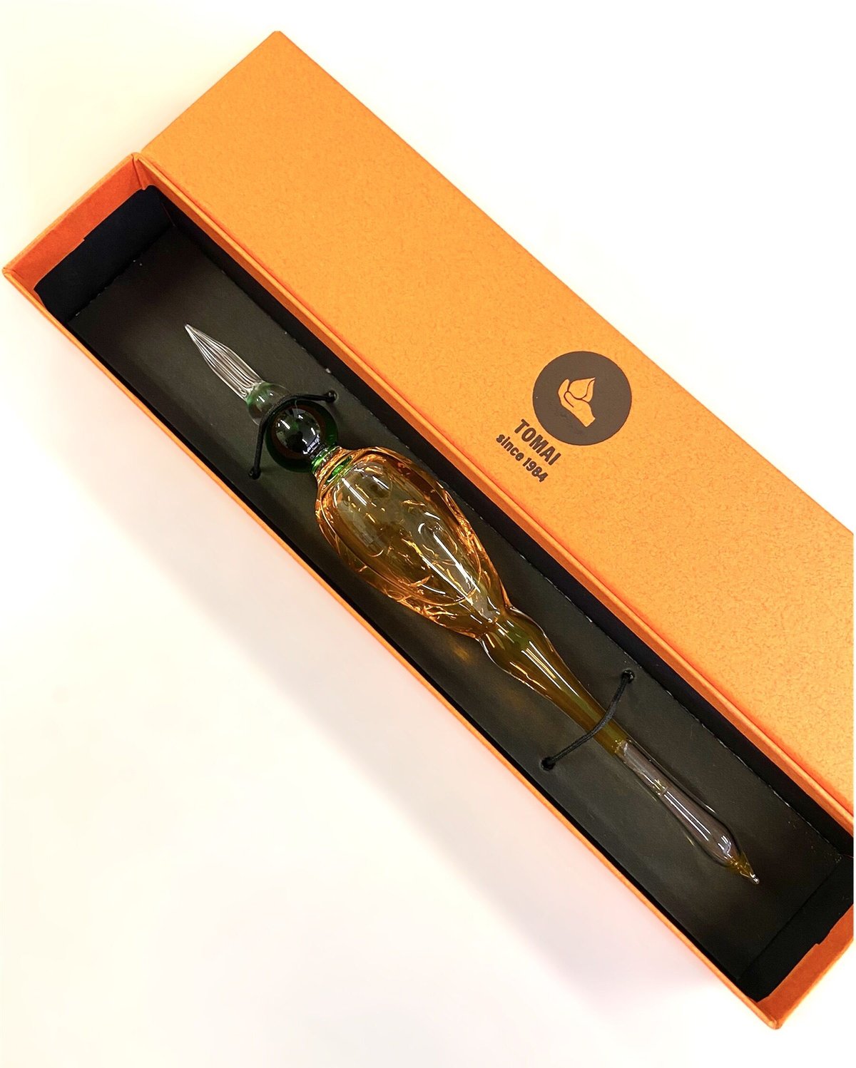 9525◆TOMAIトマイ◆手作りガラスペン◆定価17,270円◆万年筆◆新品 日本一ダンディーなウイスキー風ガラスペン - 文房具愛好家fumi