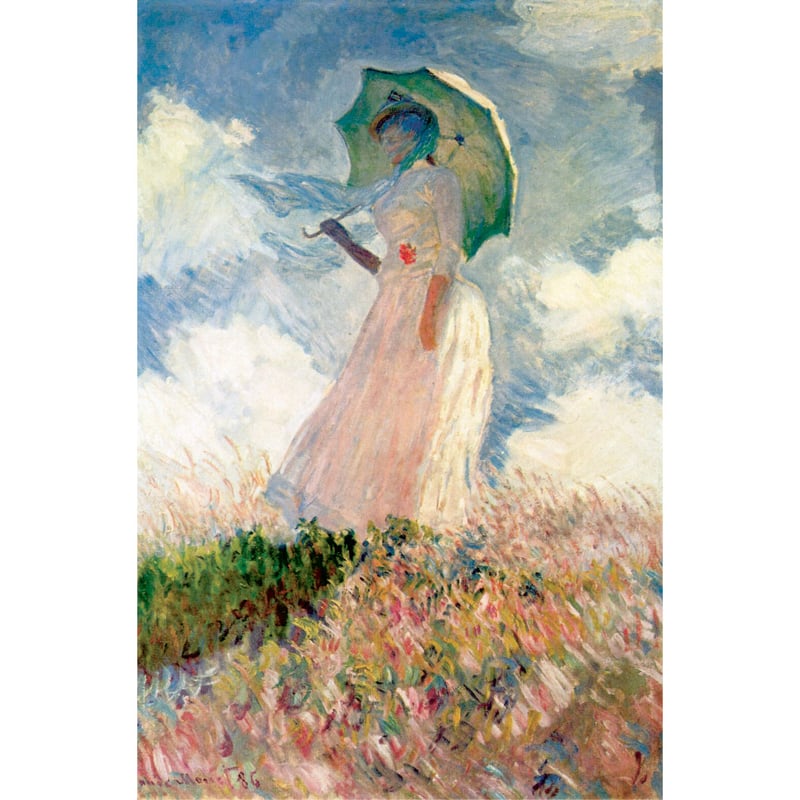 ステンドフィルム：日傘の女 クロード・モネ | おうちde美術館