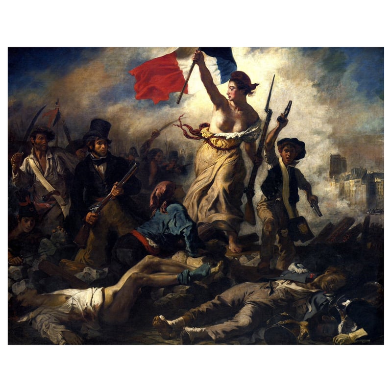 Eugène Delacroix【民衆を導く自由の女神】 民衆を導く自由の女神：ドラクロワの名画がルーヴル美術館で再
