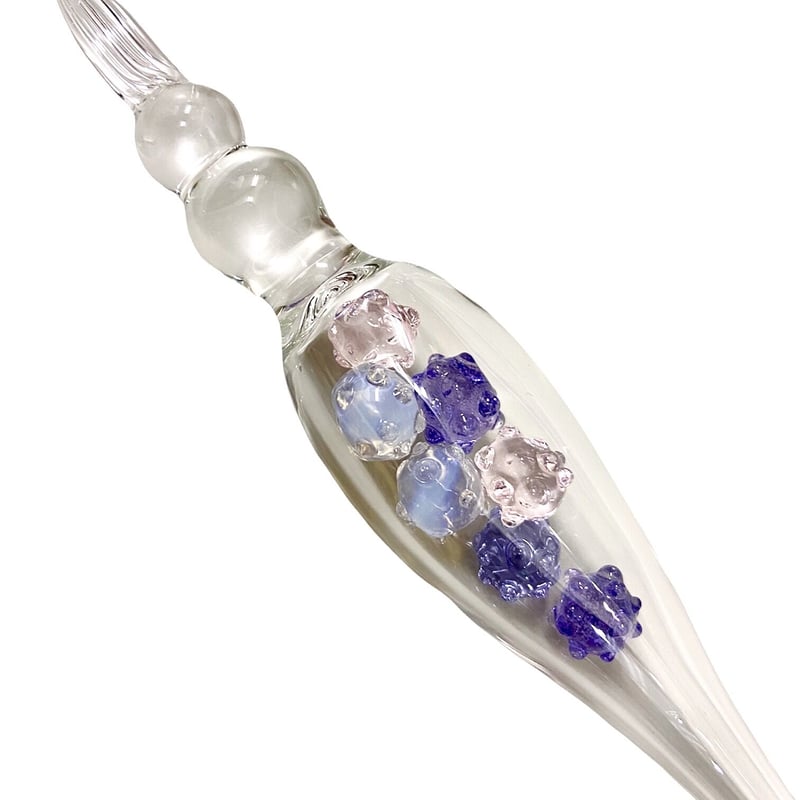 TOMAI Fine Lampwork ガラスペン 金平糖シリーズ バイオレット