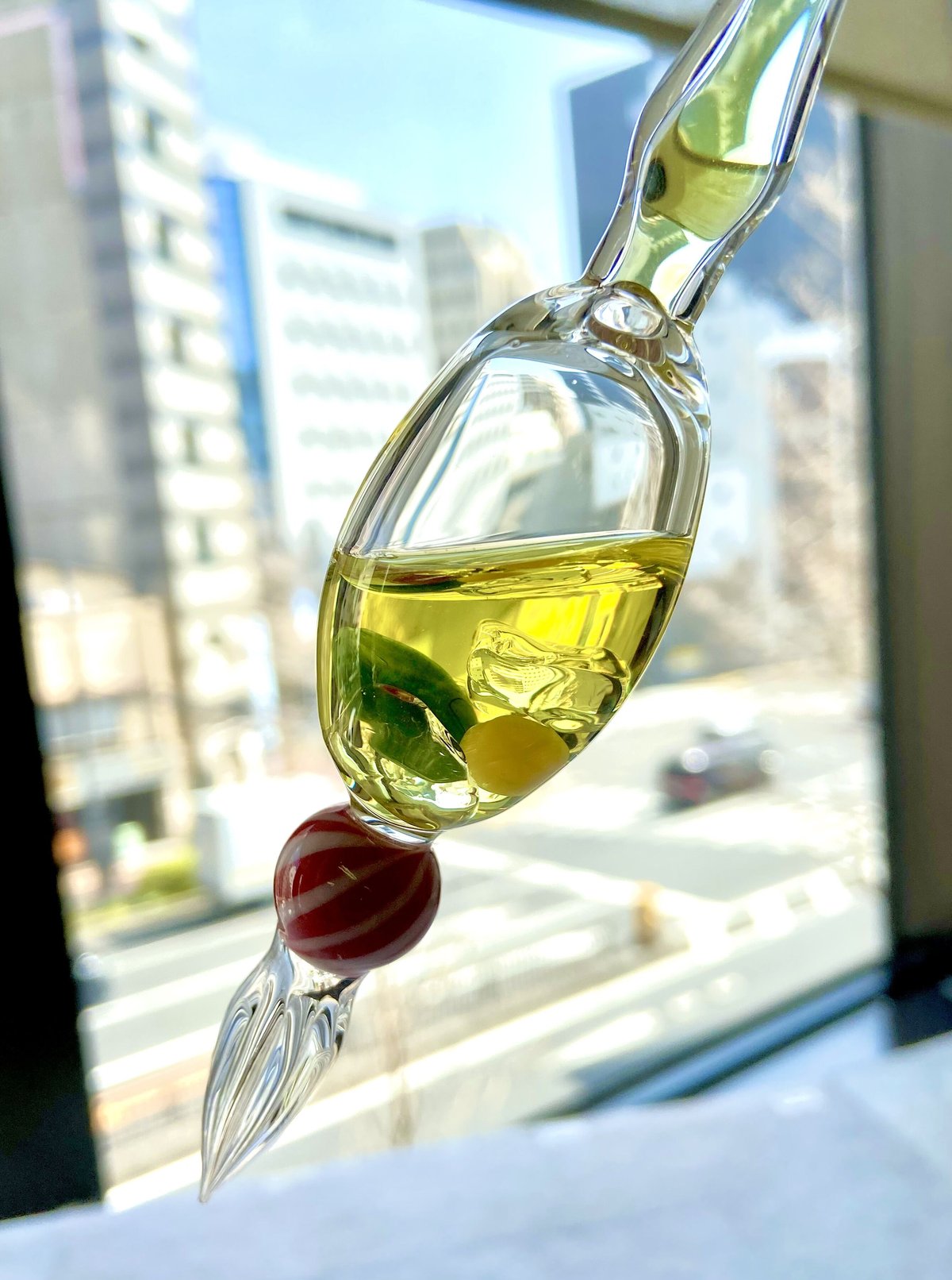TOMAI Fine Lampwork ガラスペン 昭和レトロシリーズ レモネード