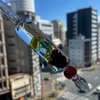 TOMAI Fine Lampwork ガラスペン BALシリーズ ブルーハワイ | おうちd