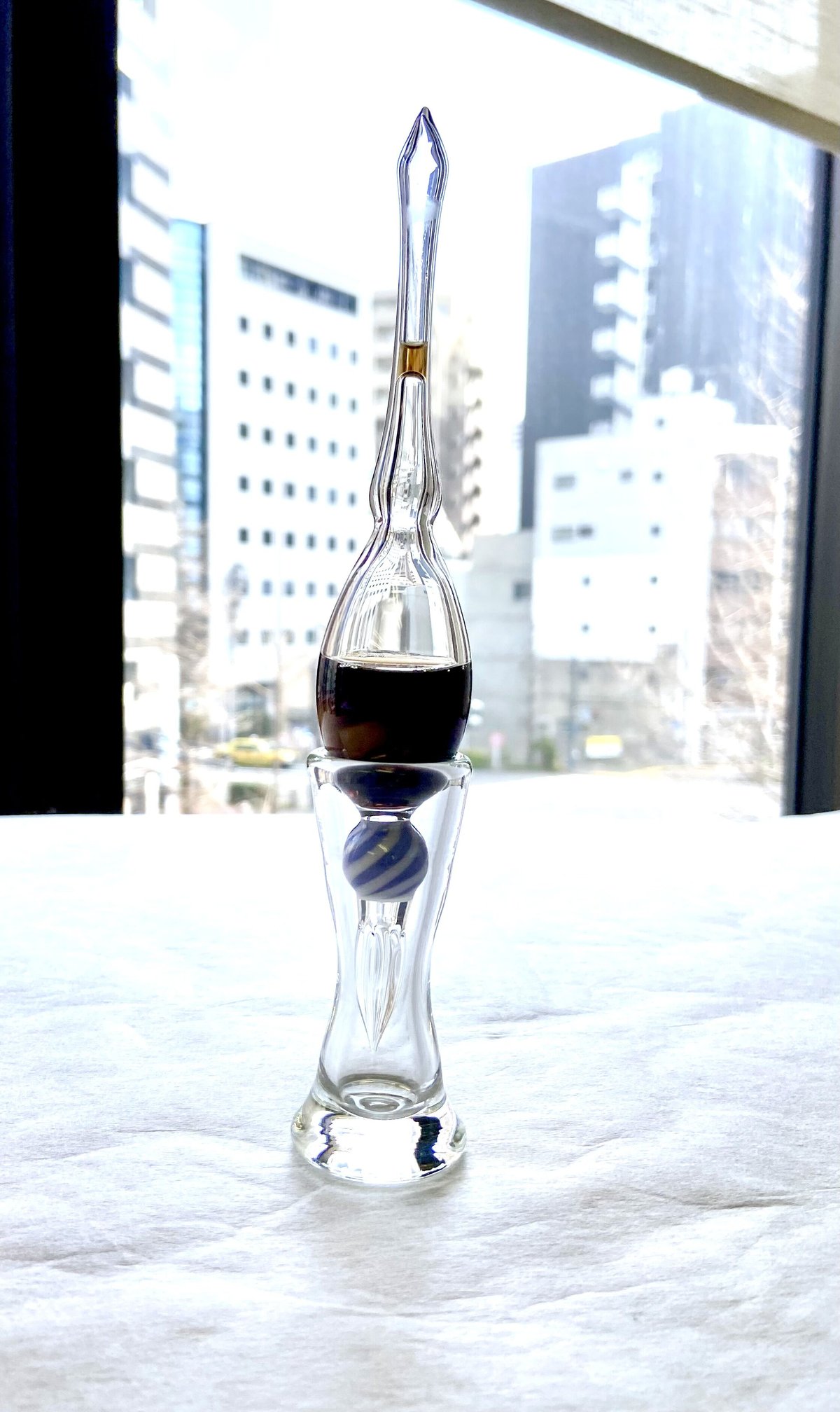 TOMAI Fine Lampwork ガラスペン 昭和レトロシリーズ コーヒーフロート
