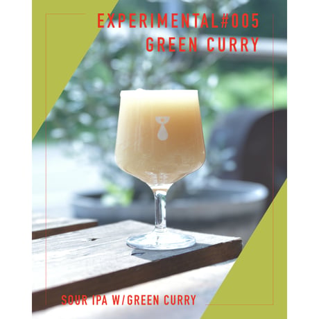Experimental #005 Green Curry (Teenage Brewing) / Style:Sour IPA with Green Curry