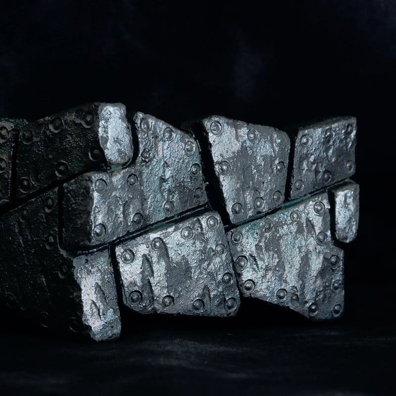 沖誠 作品【 Rivet - 燻銀彩 - / 五角 shallow / 3号 φ9 】笠間焼