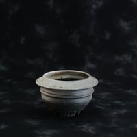 磯部祐介 作品【   匣 - kou - "炭化" 2.5号 】笠間焼 植木鉢［No.104］