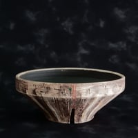 沼野秀章 作品 【 black wrap 】 3号 笠間焼 植木鉢 ［ No.5 ］ | 陶