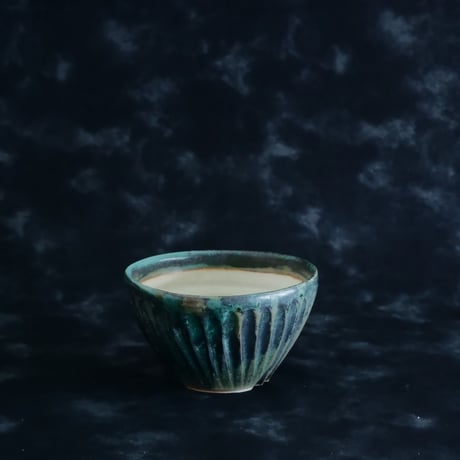 森田昌求 作品【 CLAW / M 】3.5号 笠間焼 植木鉢 ［ No.38］