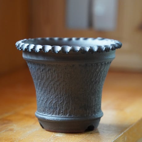 琉球焼　三彩　人物舟文　壷　V　R3801 琉球焼 三彩 人物舟文 壷 V R3801 琉球焼 三彩 人物舟