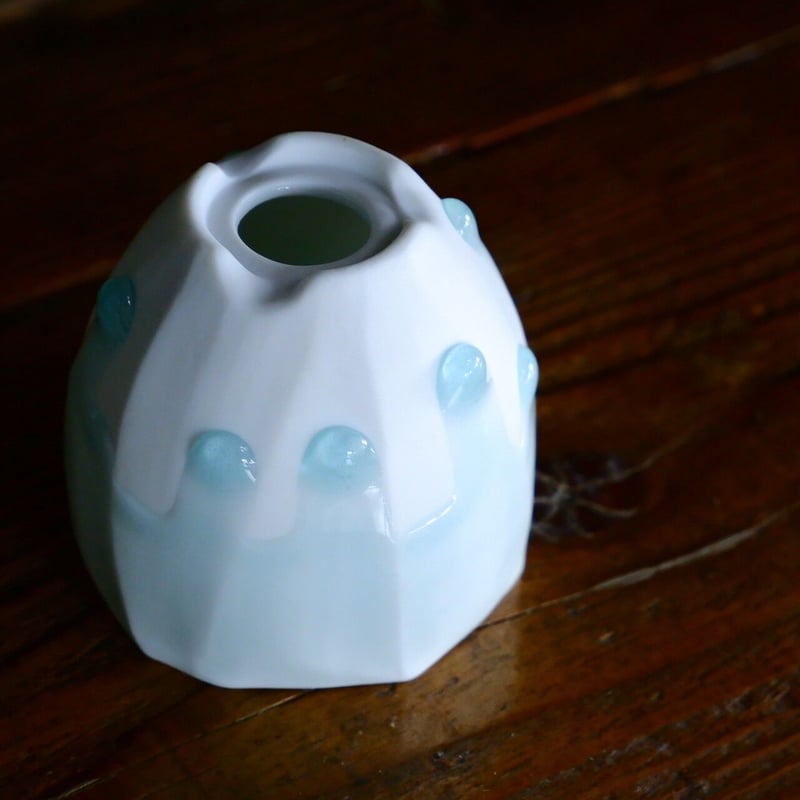 小林哲也 作品【 雫 】ver.2 - cut bowl - Sサイズ 笠間焼 植木鉢 |