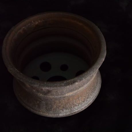 磯部祐介 作品【  瓦 - kawara -  "金剛" 5号 】笠間焼 植木鉢［No.86］