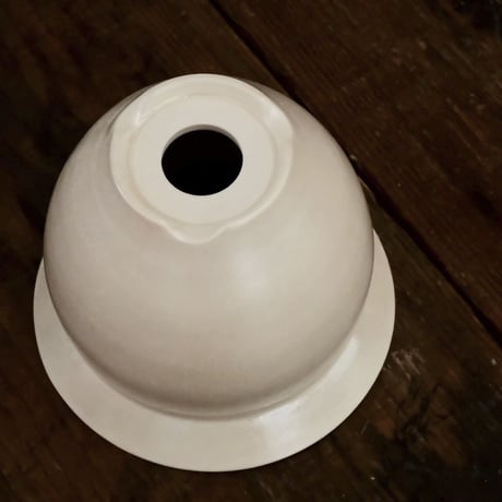 坂本新 作品 【 LUSTER OVERGLAZE - 白虹彩 - white pearl - / M 】笠間焼 植木鉢 [No.31]