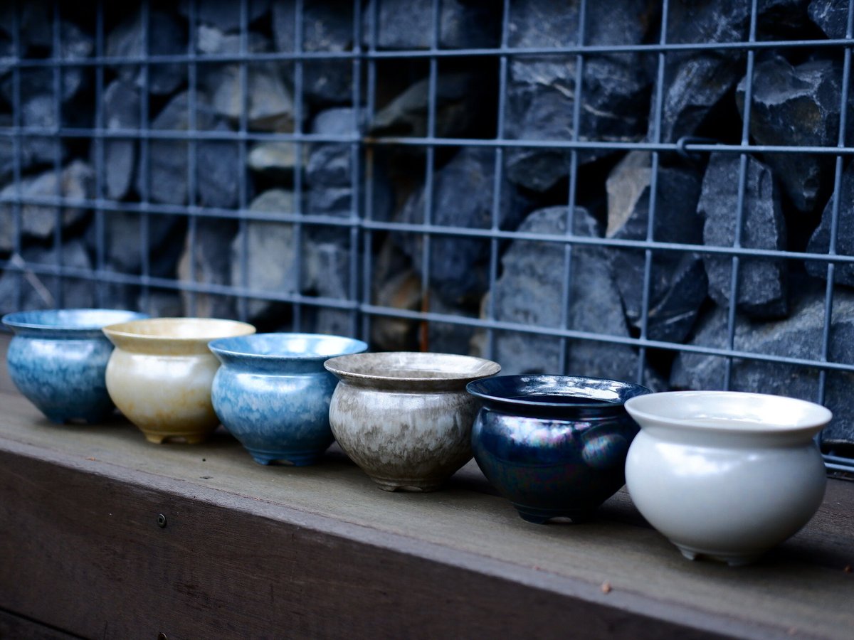 坂本新 作品【 LUSTER OVERGLAZE - 白虹彩 - white pearl