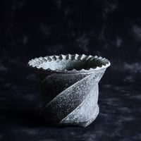 笠間焼　ボウル　沖誠　食器　新品未使用 沖誠 作品【 Narrow Border ラウンド 3号 】06 笠間焼 植木鉢