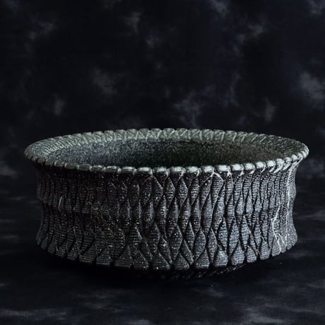 沖誠　鉢 沖誠 / SPIIRAL_SILVER_13 / 約φ14.6cm / 植木鉢 – ハチラボ