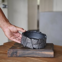 沖誠 作品【 Rivet / 円筒 shallow  / 4号 φ12 / Type.B 】笠間焼 植木鉢