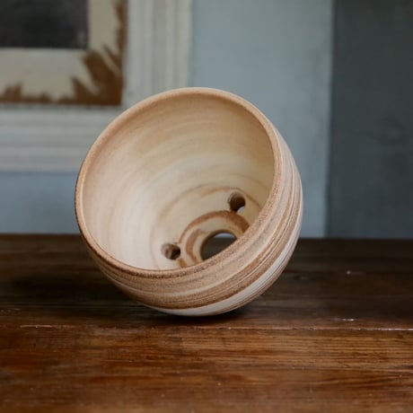 根本峻吾 作品【 S.N.Pot '' Jupiter " 4号 】笠間焼 植木鉢